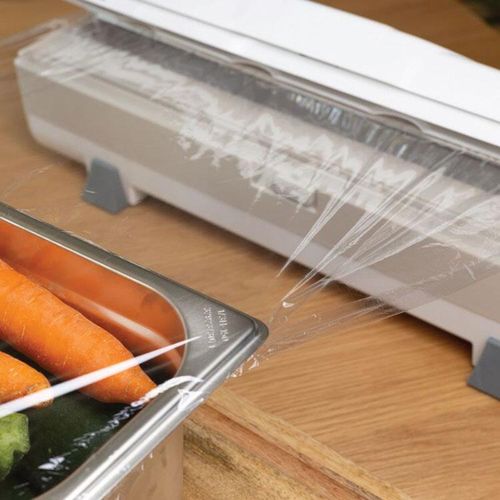 Roll Of Pvc-free Pe Cling Film 300 M, Width 45cm, Sold In Packs Of 4 - 960219 - 2