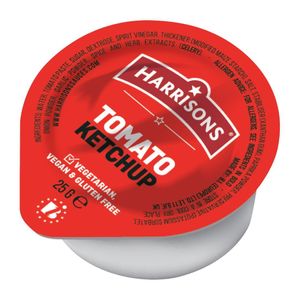 Harrisons Tomato Dip Pots 25g (100 Pack) - JK440 - 1