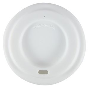 FSG Returnables Reusable Lids to Fit 250ml Cups White (420 Pack) - BW095 - 1