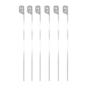 Kasai Hibachi Stainless Steel Skewers (6 Pack) - JM961 - 1