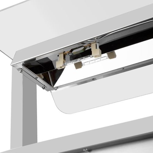 Buffalo Mobile Servery with Solid Heated Top 3x 1/1 GN - JB186 - 9