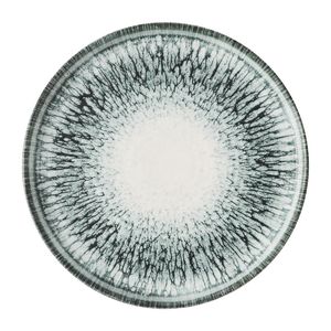 Churchill Inked Lumé Walled Plates Black 210mm (6 Pack) - JM118 - 1