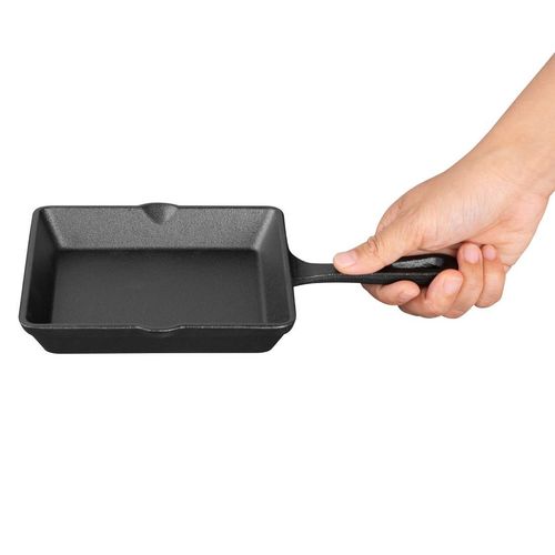 Olympia Cast Iron Square Pan 155x225mm - JF044 - 4