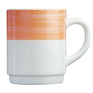 Arcoroc Brush Mugs Orange 250ml (36 Pack) - JK570 - 1
