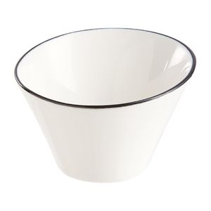 Arcoroc Appetizer Ludico Bowls Black Line 95mm (24 Pack) - JK529 - 1
