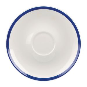 Churchill Retro Blue Coupe Saucers 160mm (24 Pack) - DS671 - 1