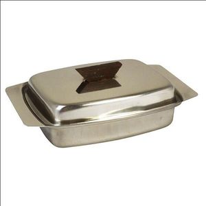 Butter Dish St St Lid With Wooden Knob - 11728 - 1
