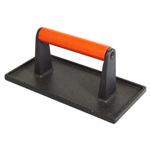Cast Iron Burger Press 21.8Cm X 11Cm X 9Cm - MBPS21 - 1