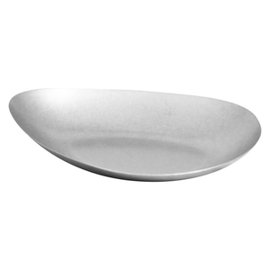 Vintage Steel Triangle Oval Plate 30Cm X 20Cm X 4.8Cm - YG095 - 1