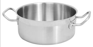 Ss Low Casserole Pot - Induction Base 24Cm / 4.5L - SXLC24 - 1