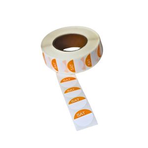 Round Day Dot Label 19Mm - Saturday - DAYSAT - 1