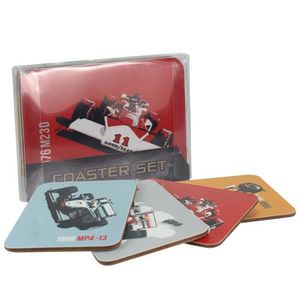 Custom Branded Corked Backed Melamine Coasters - Round/Square/Rectangular - C5022 - 1