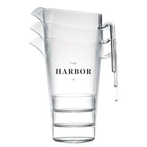 Custom Branded Stackable Plastic Jug (2.25 Litre/4 Pint) - C5189 - 3