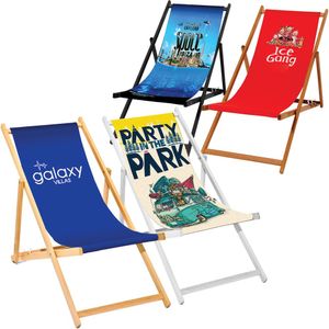 Custom Branded Full Size Deck Chair - C5282 - 1