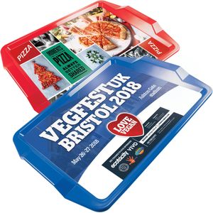 Custom Branded Full Colour Rectangular Plastic Tray (46x33cm) - C5295 - 1
