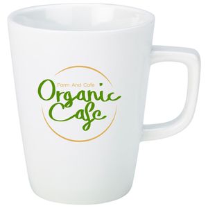 Custom Branded Porcelain Latte Mug (340ml) - Fits Saucer C6614 - C6611 - 3