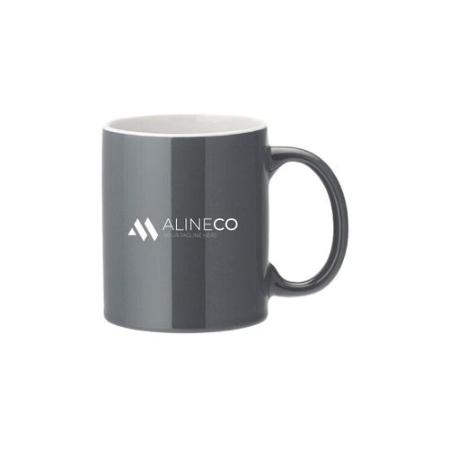 Custom Branded White Straight-Sided Mug 12oz (34cl) - Coloured - C6980 - 3