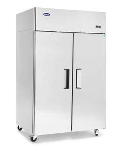 Atosa YBF9218GR Slimline Double Door Upright Fridge, 900 Litres - YBF9218GR - 1