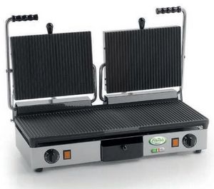 Fama PDR3000 Double Ribbed Panini Grill, 3.5kW - PDR3000 - 1