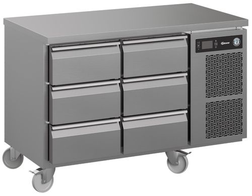 Hoshizaki Premier K 2 A 3D 3D C U 6 Drawer Stainless Steel Refrigerated Counter, 301 Litres - K-2-A-3D-3D-C-U - 2