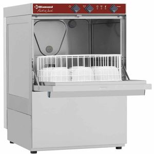 Diamond DC202/6 350mm Basket Frontloading Glasswasher, 14 Pint Capacity - DC202-6 - 1