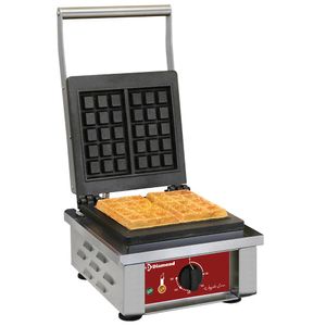 Diamond GB-3X5/N Electrical Waffle Iron, 2 Piece Capacity - GB-3X5-N - 1