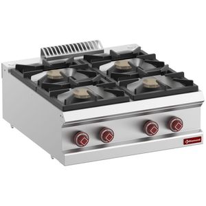 Diamond G7/4B7T-N 4 Burner Countertop Gas Range - G7-4B7T-N - 1