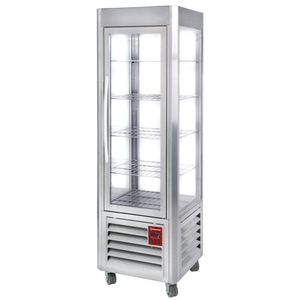 Diamond SNE/GN-A5-R2 Stainless Steel Panoramic Ventilated Display Refrigerator, 360 Litres - SNE-GN-A5-R2 - 1