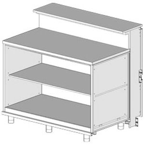Diamond BB13X Neutral Counter, With Service Tablet - BB13X - 1