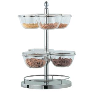 Diamond DA/PC6-21-LIQ Rotating Cereal Holder, 6 Bowls Ø 210 Mm - DA-PC6-21-LIQ - 1