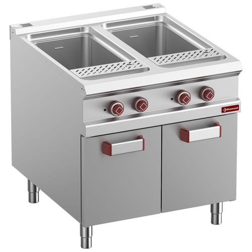 Diamond E9/CPA8-N Freestanding Electric Pasta Cooker on Neutral Closed Cupboard, 18kW - E9-CPA8-N - 1