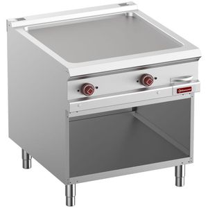 Diamond E9/PLA8-N Smooth Electric Fry Top, Module 1/1, Open Cupboard - E9-PLA8-N - 1