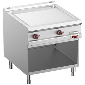 Diamond E9/PLCA8-N Smooth Electric Fry Top, Chromium-Plated, Module 1/1, Open Cupboard - E9-PLCA8-N - 1