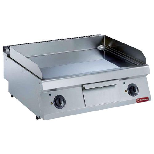 Diamond E17/PLCD8T-N Smooth Electric Griddle Cooking Plate, 9kW - E17-PLCD8T-N - 1