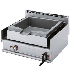 Diamond E65/BRI7T-230V/3-N Tumbling Elec. Frying Pan, Stainless Steel Basin, Cap. 30 Liters "Alpha 650" - E65-BRI7T-230V-3-N - 1
