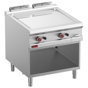 Diamond G9/PLCA8-N Freestanding Smooth Fry Top Gas Griddle on Netrual Open cupboard - G9-PLCA8-N - 1