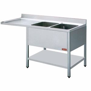 Diamond L1621VS Sink 2 Tanks And 1 Drain Surface - L1621VS - 1