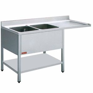 Diamond L1821VD Sink 2 Tanks And 1 Drain Surface - L1821VD - 1