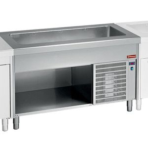 Diamond S80/RCT23-R2 Cooled Tank On Open Cupboard 6X Gn 1/1 - S80-RCT23-R2 - 1