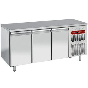 Diamond TP3B/H-R2 3 Door Stainless Steel Freezer Counter, 550 Litres - TP3B-H-R2 - 1