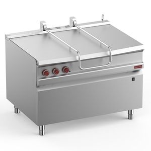 Diamond E9-BRI12-N Stainless Steel Tilting Electric Bratt Pan on Cupboard, 120 Litres - E9-BRI12-N - 1