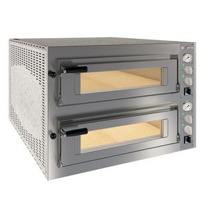Diverso WR-FD26-MF Electric oven 2x 6 pizzas diam.350mm, 2 rooms - WR-FD26-MF - 1