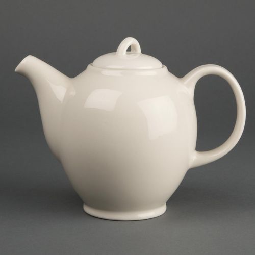 Olympia Ivory Teapots 687ml (Pack of 4) - U140 - 1