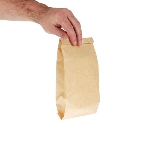 Fiesta Green Biodegradable Kraft Hot and Crispy Hot Food Bags 254 x 127mm (Pack of 500) - FC877 - 4