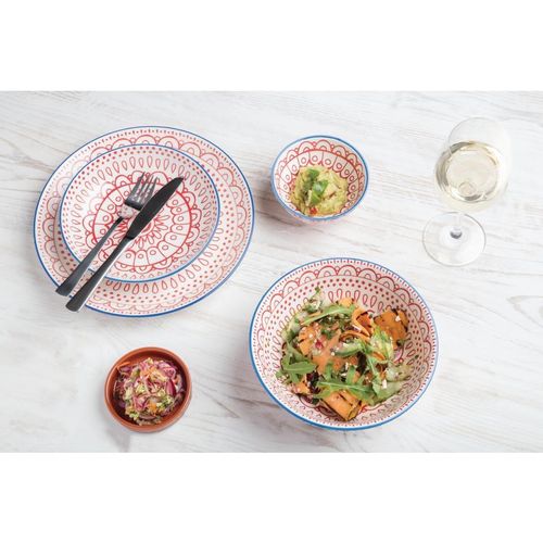 Olympia Fresca Small Bowls Red 120mm (Pack of 6) - DR770 - 12