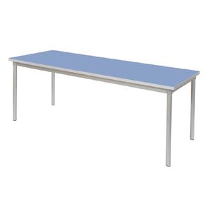 Gopak Enviro Indoor Campanula Blue Rectangle Dining Table 1800mm - GE970 - 1