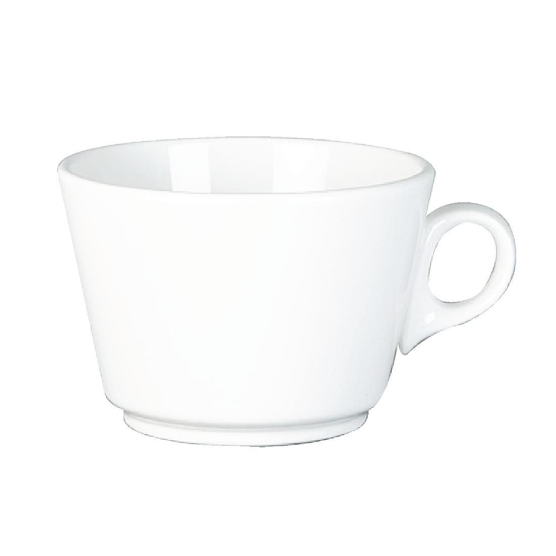 Steelite Simplicity White Grand Cafe Cups 280ml (Pack of 36) - V7455 - 1