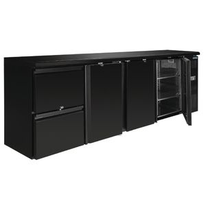Polar U-Series Triple Door Back Bar Counter Fridge with Drawers - GL188 - 3