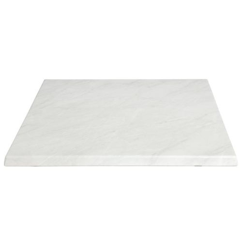 Werzalit Pre-drilled Square Table Top Carrara 700mm - GT166 - 2