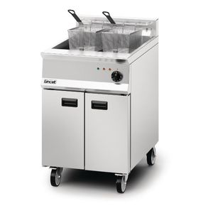 Lincat Opus 800 Single Tank Twin Basket Free Standing Electric Fryer OE8108 - DM522 - 3
